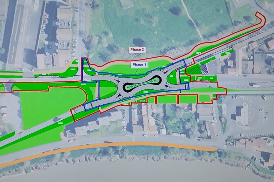 Rochefort : coup d'envoi aujourd'hui des travaux du rond-point cacahuète Libération